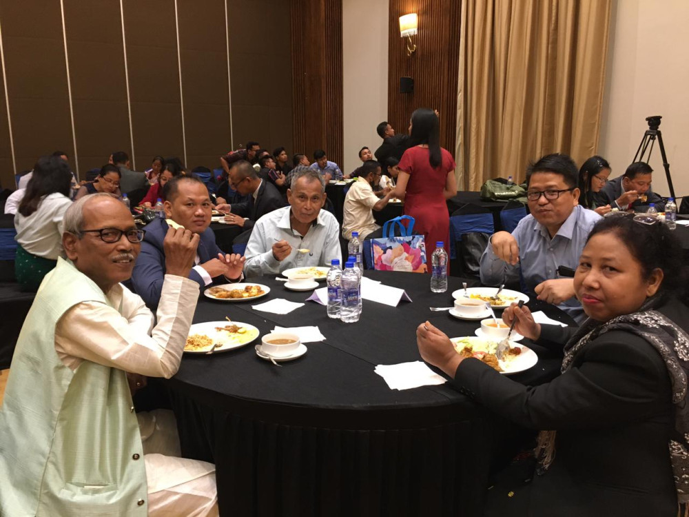 A section of the gathering during ‘The Crossroad’ event held at Hotel Polo Towers, Agartala on October 23. 